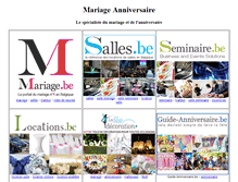 Tablet Screenshot of mariage-anniversaire.com